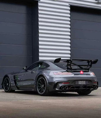 قطعات خودرو برای مرسدس AMG GT GTC GTS کیت بدن AMG GT ارتقا یافته سری سیاه مدل جلو و عقب بامپر اسپویلر هود کیت بدن