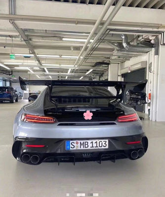 قطعات خودرو برای مرسدس AMG GT GTC GTS کیت بدن AMG GT ارتقا یافته سری سیاه مدل جلو و عقب بامپر اسپویلر هود کیت بدن