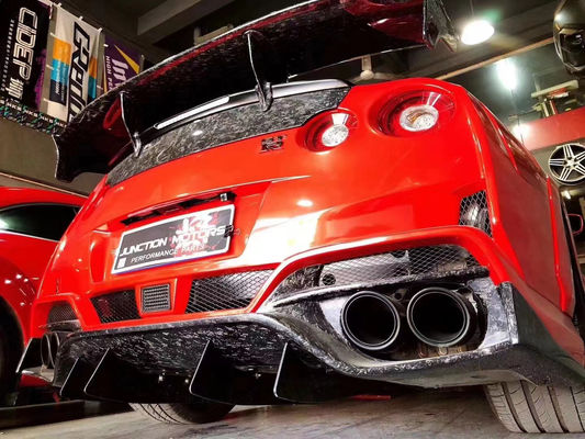 برای کیت بدن نیسان GTR GTR R35 ارتقاء می یابد کیت بدن فیبر کربن جلو و عقب باپر اسپویلر