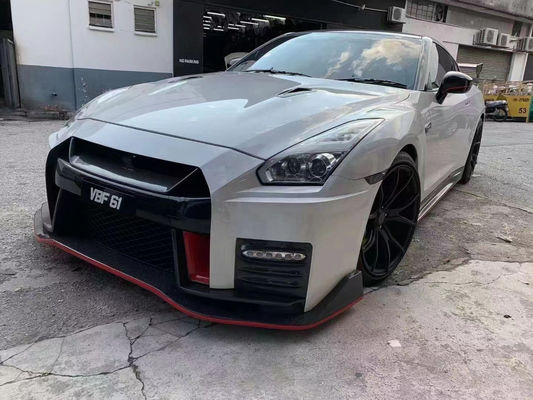 200MM Nissan Gtr کیت بدن 2008 - 2020 نیسان جلو بامپر بامپر ماشین پوشش اسپویلر