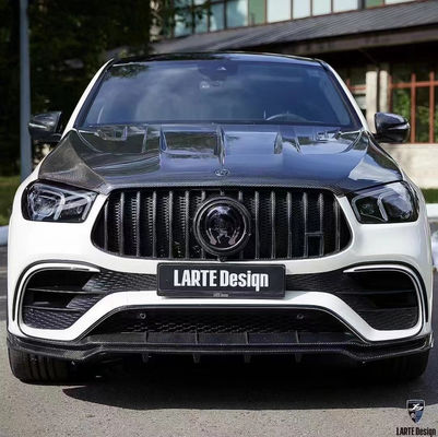 محصول جدید هود فیبر کربن برای مرسدس GLE کوپ GLE پوشش موتور فیبر کربن پوشش درب موتور