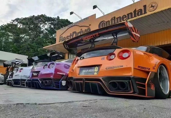بسته شخصی سازی شده 2022 نیسان کیت بدن جلو و عقب GTR R35 پوشش باپر ماشین