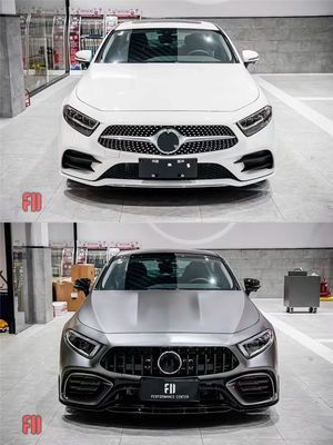 برای مرسدس CLS300 CLS350 W257 کیت بدن CLS300 CLS350 باپر های جلو و عقب به سبک GT63S ارتقا یافته