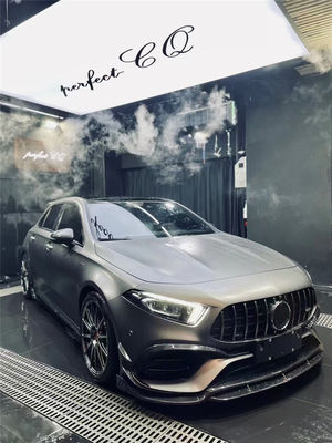 کیت بدنه فیبر کربن محصول جدید برای مرسدس CLA45S W177 CLA45S W177 فیبر کربن جلو شوله پخش کننده اسپویلر