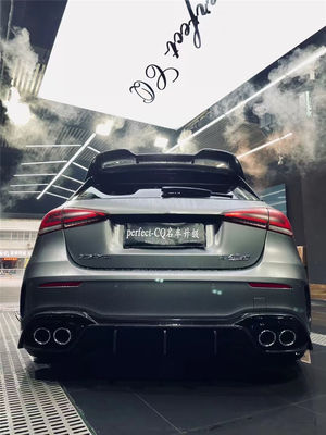 کیت بدنه فیبر کربن محصول جدید برای مرسدس CLA45S W177 CLA45S W177 فیبر کربن جلو شوله پخش کننده اسپویلر