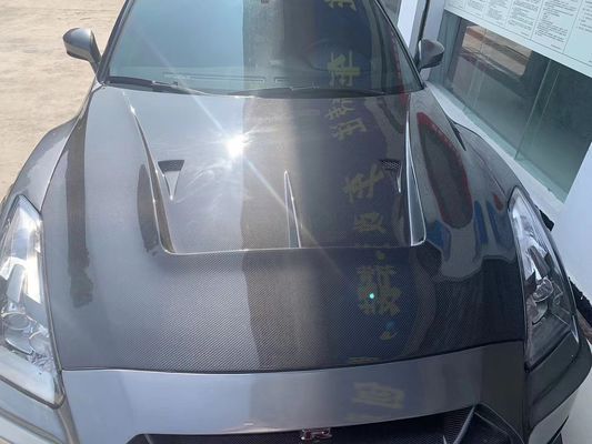 کیت بدن فیبر کربن Gtr GTR R35 فیبر کربن هود مدل LB