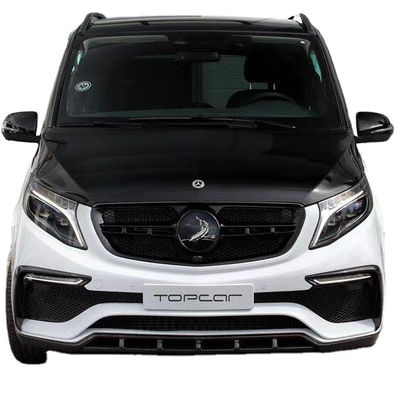 کیت بدن برای بنز ویتو V260 FRP + مواد فیبر کربن ویتو V260 ارتقا یافته سبک TOPCAR پیشروی و عقب کیت های بدن بمپر