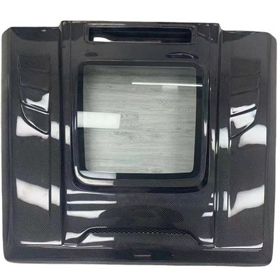 برای بنز کلاس G W463 W464 هود فیبر کربن G500G55G63G350 IMP پوشش ماشین سبک شفاف