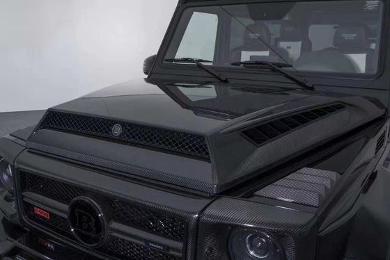 برای بنز کلاس G W463 G500 G550 G63 پوشش ماشین فیبر کربن W463 ارتقا یافته B900 مدل هود