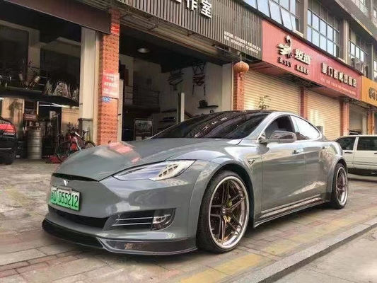 فروش مدل S کیت بدن فیبر کربن برای مدل S Wide Bodyki فیبر کربن جلو شوله عقب پخش کننده اسپویلر