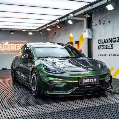 FPR 2019 Spoiler For Tesla Model 3 Body Kit 2022 مدل ACP جلو و عقب باپر
