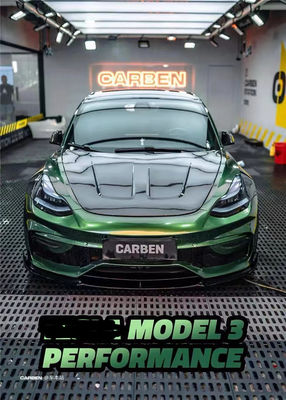 FPR 2019 Spoiler For Tesla Model 3 Body Kit 2022 مدل ACP جلو و عقب باپر