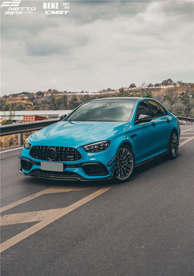 قطعات خودرو کیت بدن فیبر کربن برای مرسدس E63S 2021 E63s کیت بدن فیبر کربن آوتوموبیل اسپویلر