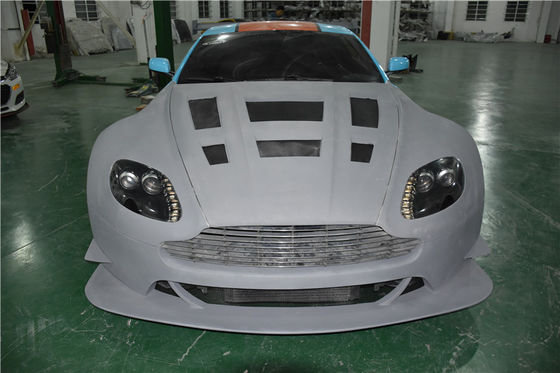 برای استون مارتین Vantage کیت بدن فیبر کربن Vantage پیشروی و عقب باپر اسپویلر هود کیت widebody
