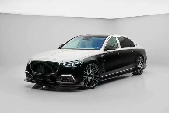 برای مرسدس S-Class W223 Maybach کیت بدن فیبر کربن W223 Maybach ارتقا یافته سبک MSY اسپویلر پخش کننده شانه جلو