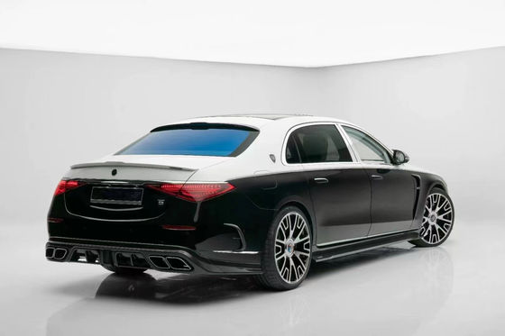 برای مرسدس S-Class W223 Maybach کیت بدن فیبر کربن W223 Maybach ارتقا یافته سبک MSY اسپویلر پخش کننده شانه جلو