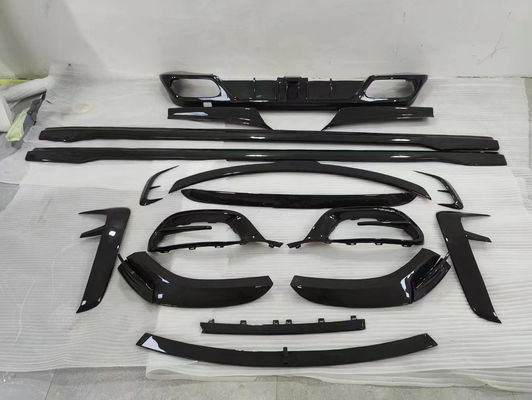 برای مرسدس S-Class W223 Maybach کیت بدن فیبر کربن W223 Maybach ارتقا یافته سبک MSY اسپویلر پخش کننده شانه جلو