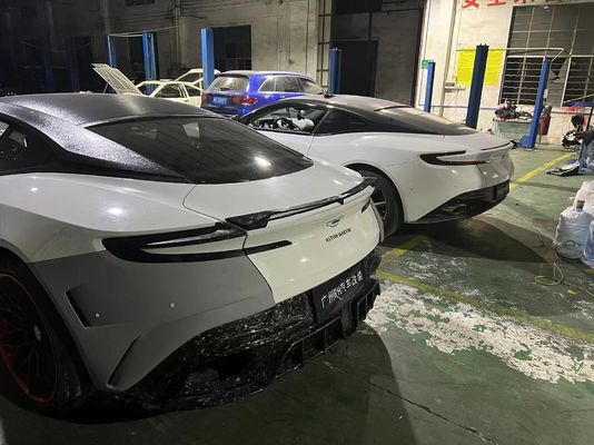 DB11 استون مارتین کیت گسترده سبز بامپر لب تقسیم کننده کیت بدن DB11