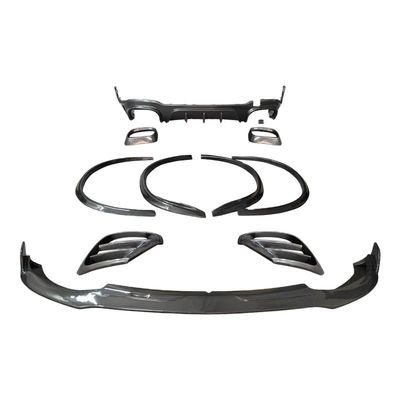 برای مرسدس بنز GLC63 کیت بدن فیبر کربن GLC63 ارتقا یافته Bs سبک فیبر کربن جلو لب پخش کننده اسپویلر کیت بدن