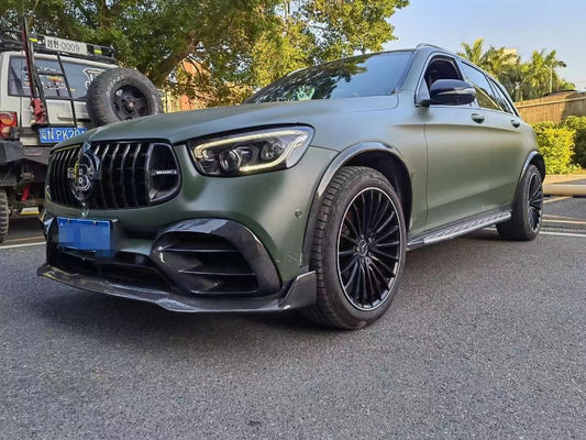 برای مرسدس بنز GLC63 کیت بدن فیبر کربن GLC63 ارتقا یافته Bs سبک فیبر کربن جلو لب پخش کننده اسپویلر کیت بدن