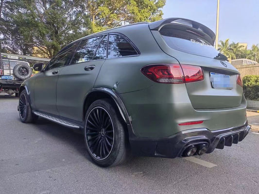 برای مرسدس بنز GLC63 کیت بدن فیبر کربن GLC63 ارتقا یافته Bs سبک فیبر کربن جلو لب پخش کننده اسپویلر کیت بدن