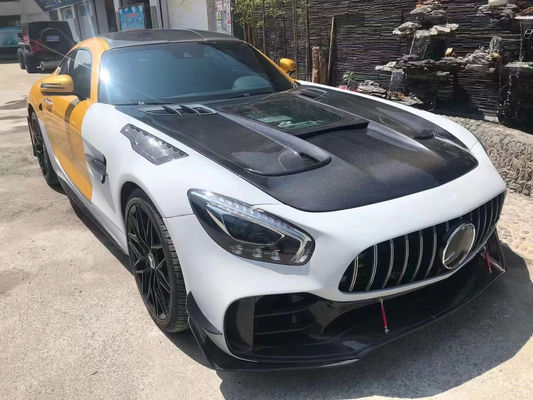 قطعات اتوماتیک برای مرسدس بنز AMG GT GTS GTC کیت بدن AMG GT GTS ارتقا یافته سبک حرفه ای جلو و عقب بامپر اسپویلر کیت بدن