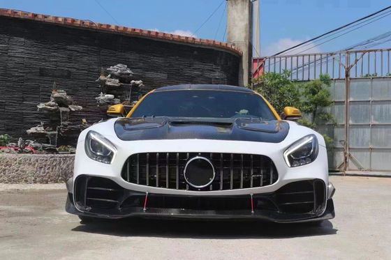 قطعات اتوماتیک برای مرسدس بنز AMG GT GTS GTC کیت بدن AMG GT GTS ارتقا یافته سبک حرفه ای جلو و عقب بامپر اسپویلر کیت بدن