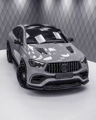 برای مرسدس بنز GLE53 63C Coupé کیت بدن فیبر کربن GLE53 63C Coupé فیبر کربن دیفوسر لب جلو اسپویلر کیت بدن گسترده