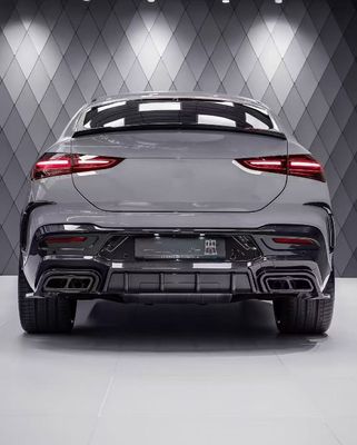 برای مرسدس بنز GLE53 63C Coupé کیت بدن فیبر کربن GLE53 63C Coupé فیبر کربن دیفوسر لب جلو اسپویلر کیت بدن گسترده