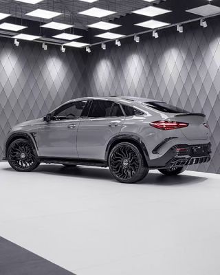 برای مرسدس بنز GLE53 63C Coupé کیت بدن فیبر کربن GLE53 63C Coupé فیبر کربن دیفوسر لب جلو اسپویلر کیت بدن گسترده