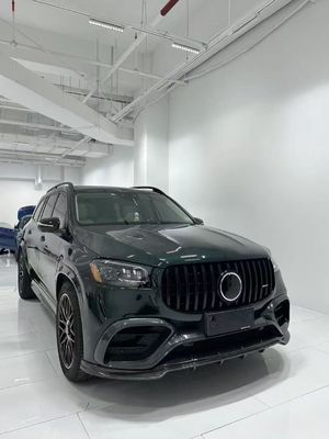 X167 GLS450 مرسدس بنز کیت بدن مدل LD فیبر کربن لب اسپویلر هود