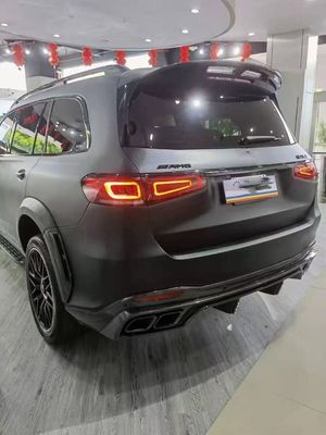 X167 GLS450 مرسدس بنز کیت بدن مدل LD فیبر کربن لب اسپویلر هود