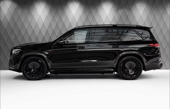 GLS480 600 مرسدس مدل سازی بدنه BS Style Maybach Spoiler Hood Widebody Kit