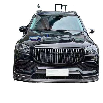 مایباخ GLS600 مرسدس بنز کیت بدنه مدل LD جلو ماشین بامپر لب کیت Widebody