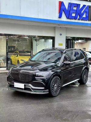 مایباخ GLS600 مرسدس بنز کیت بدنه مدل LD جلو ماشین بامپر لب کیت Widebody