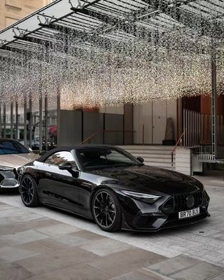 SL63 مرسدس بنز SL کیت بدن 2015 - 2016 BS سبک هود اسپویلر دیفوزور لب جلو