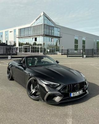 SL63 مرسدس بنز SL کیت بدن 2015 - 2016 BS سبک هود اسپویلر دیفوزور لب جلو